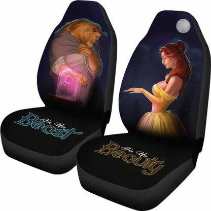 Beauty And The Beast Car Seat Covers Universal Fit 051312