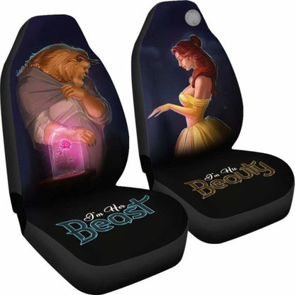 Beauty And The Beast Car Seat Covers Universal Fit 051312
