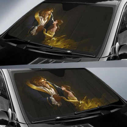 Beauty And The Beast Car Sun Shades 918b Universal Fit