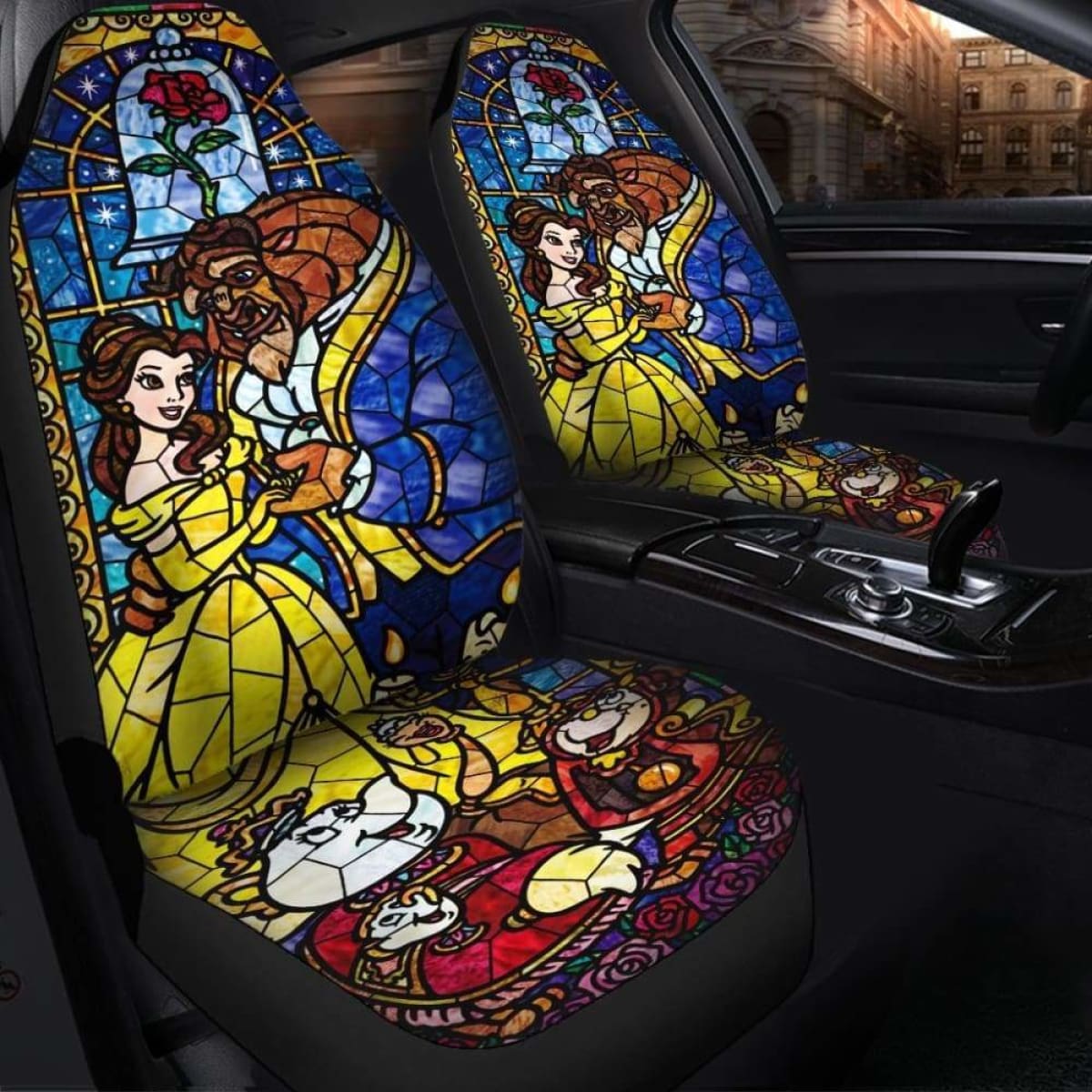 Beauty And The Beast Seat Covers 101719 Universal Fit
