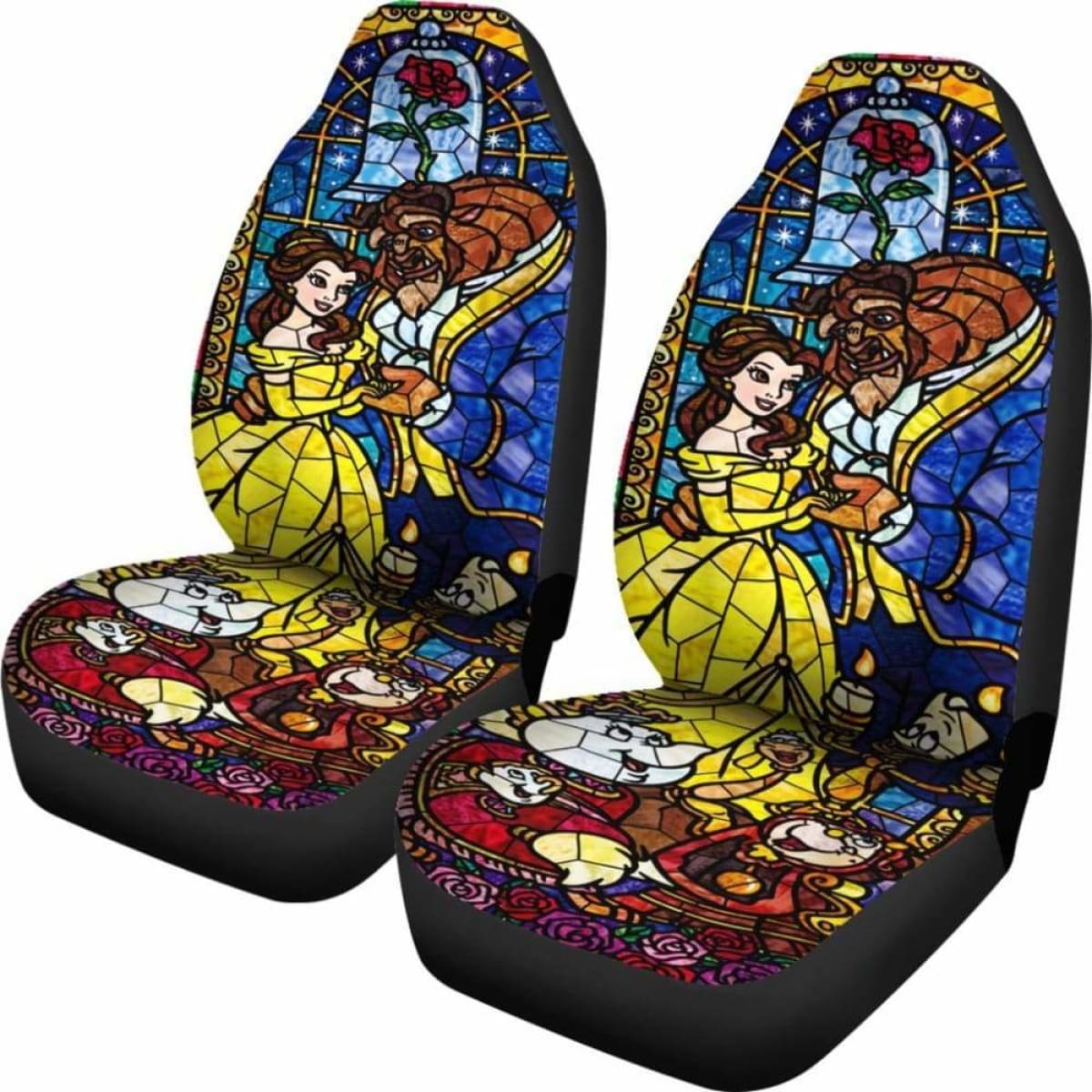 Beauty And The Beast Seat Covers 101719 Universal Fit