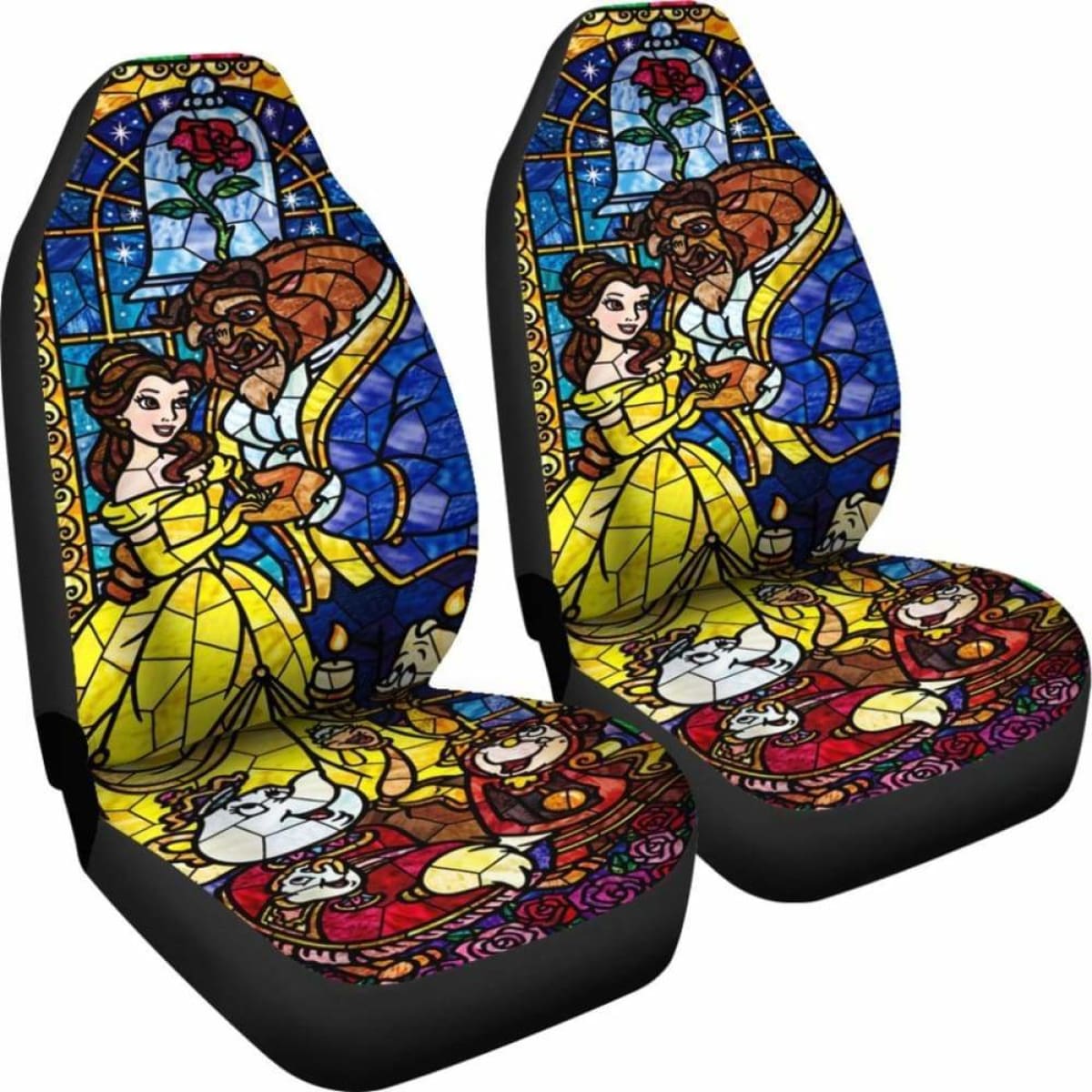 Beauty And The Beast Seat Covers 101719 Universal Fit