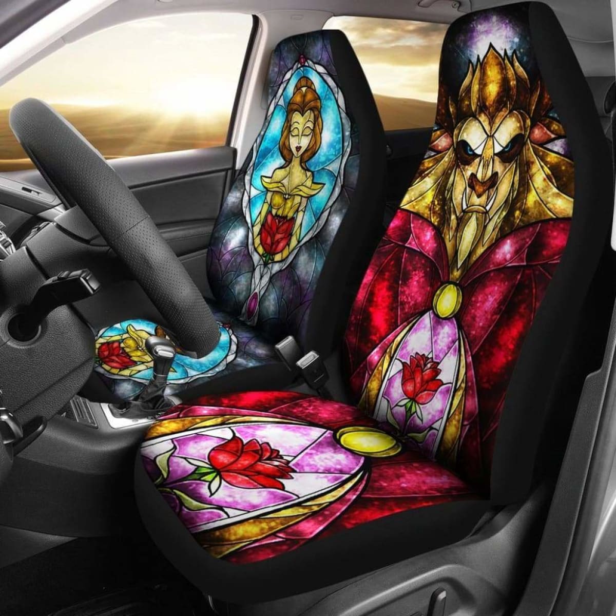 Beauty And The Beast 2018 Seat Covers 101719 Universal Fit