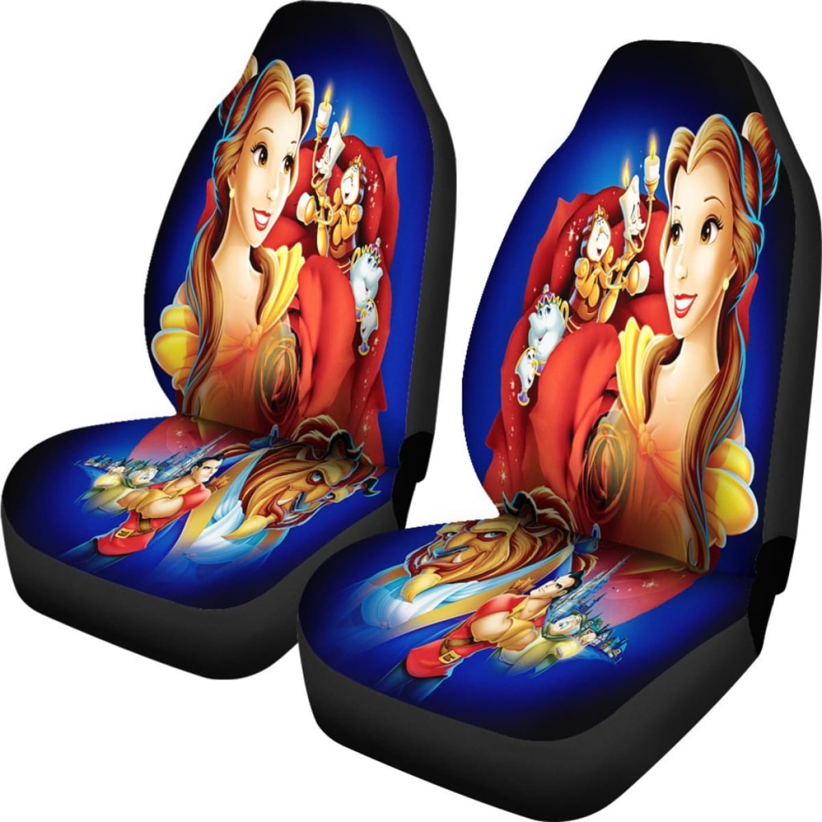 Beauty n The Beast Car Seat Covers  111130