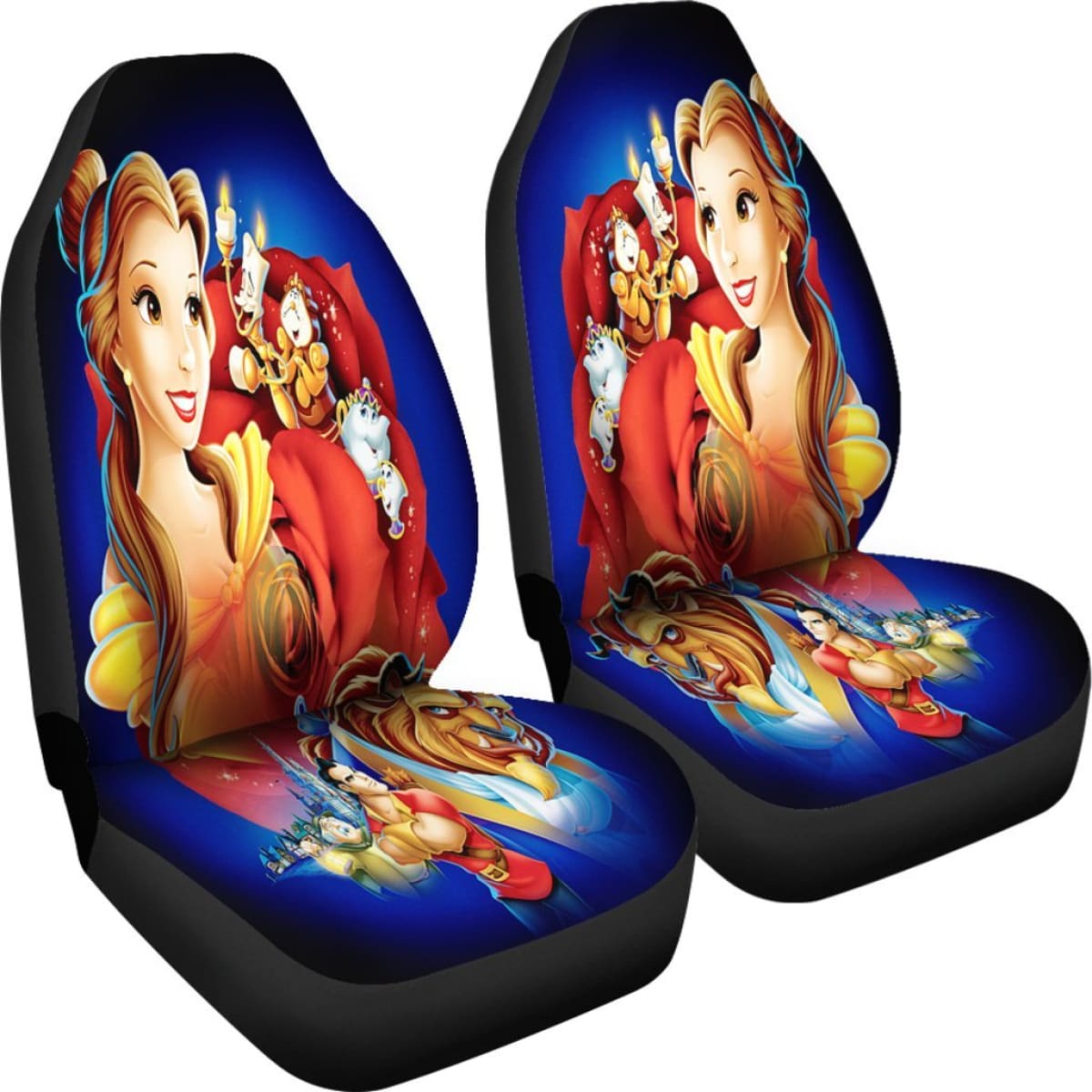 Beauty n The Beast Car Seat Covers  111130