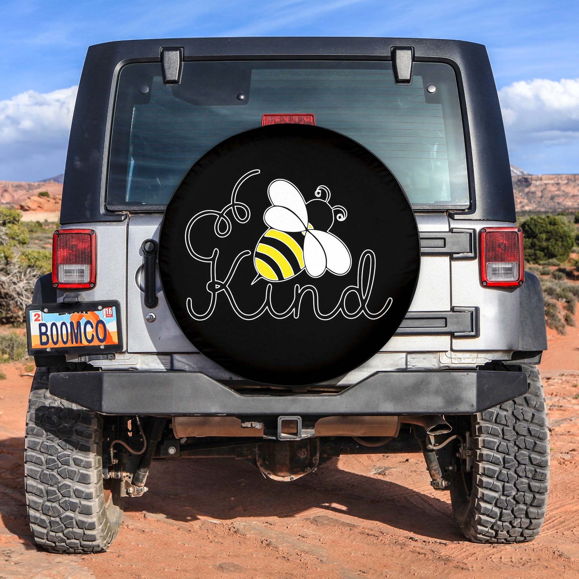 Bee Kind Honey Bee Spare Tire Cover