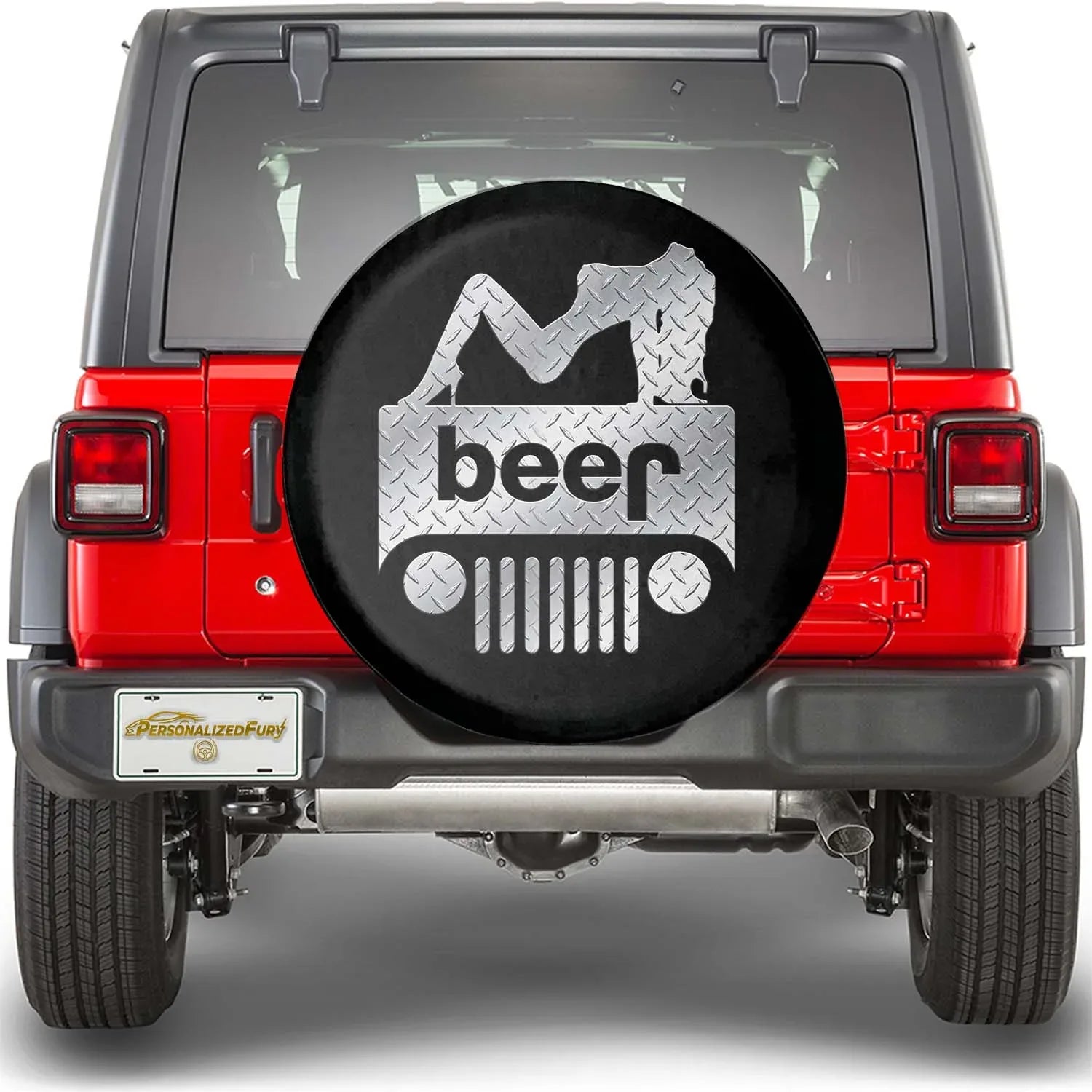 Beer Jeep Spare Tire Cover - Funny Sexy Girl Accessories - PersonalizedFury