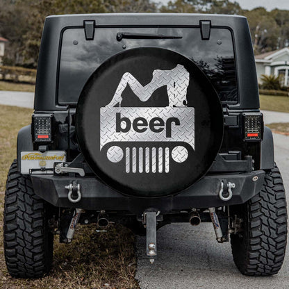 Beer Jeep Spare Tire Cover - Funny Sexy Girl Accessories - PersonalizedFury
