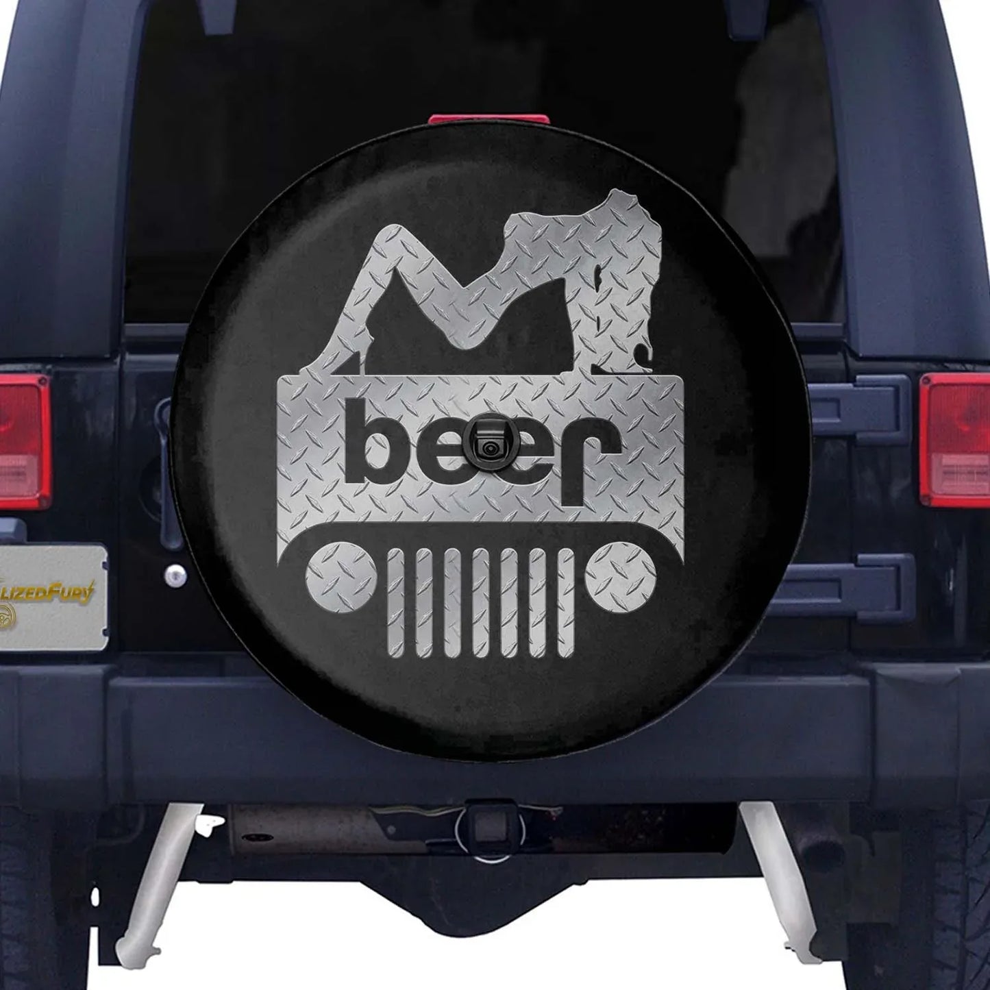 Beer Jeep Spare Tire Cover - Funny Sexy Girl Accessories - PersonalizedFury