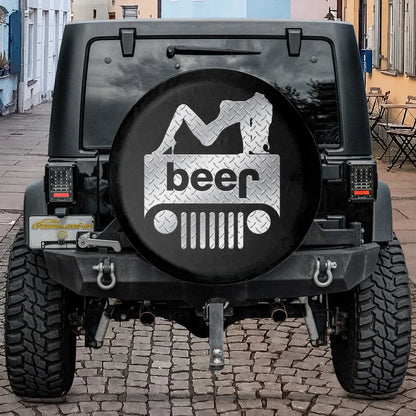 Beer Jeep Spare Tire Cover - Funny Sexy Girl Accessories - PersonalizedFury