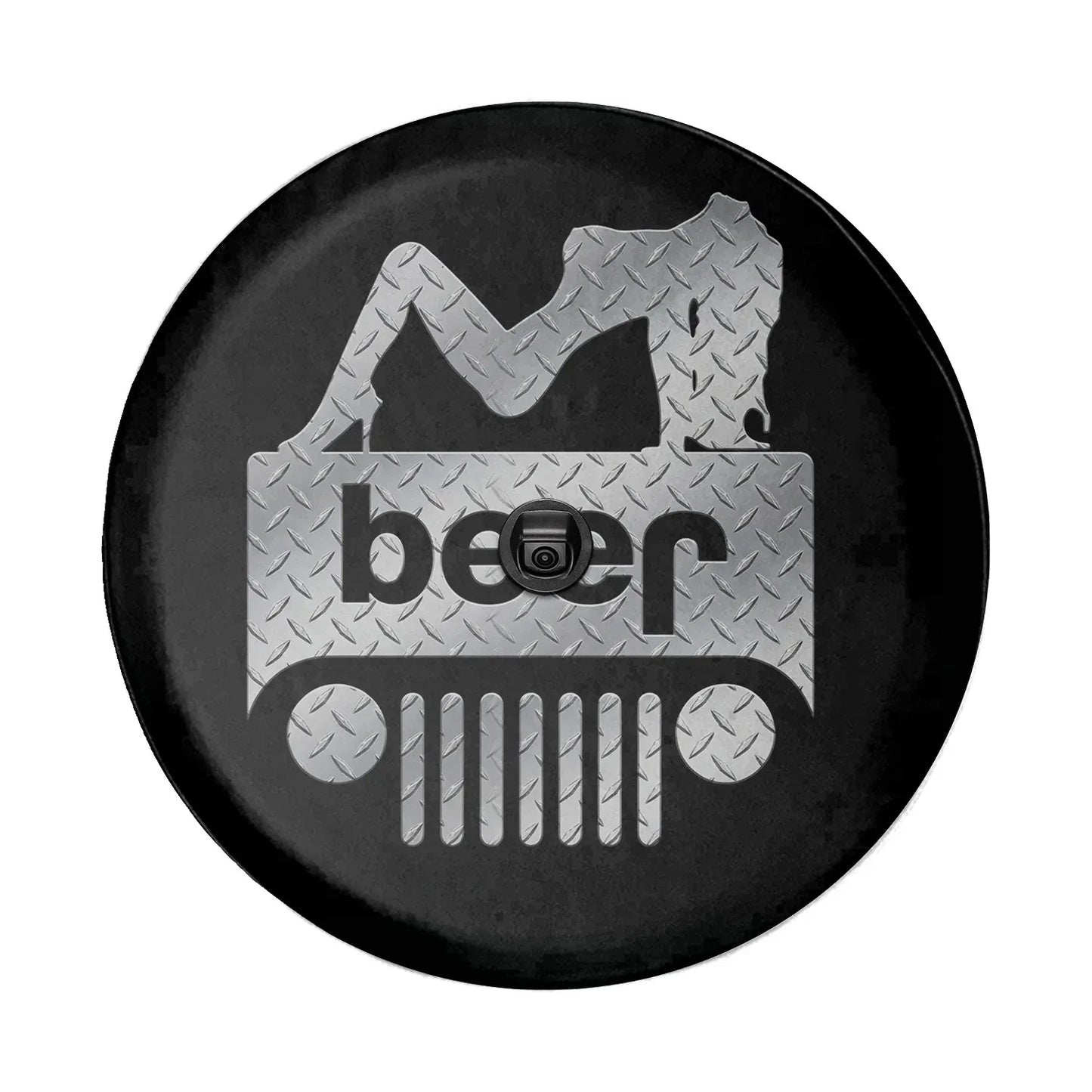 Beer Jeep Spare Tire Cover - Funny Sexy Girl Accessories - PersonalizedFury
