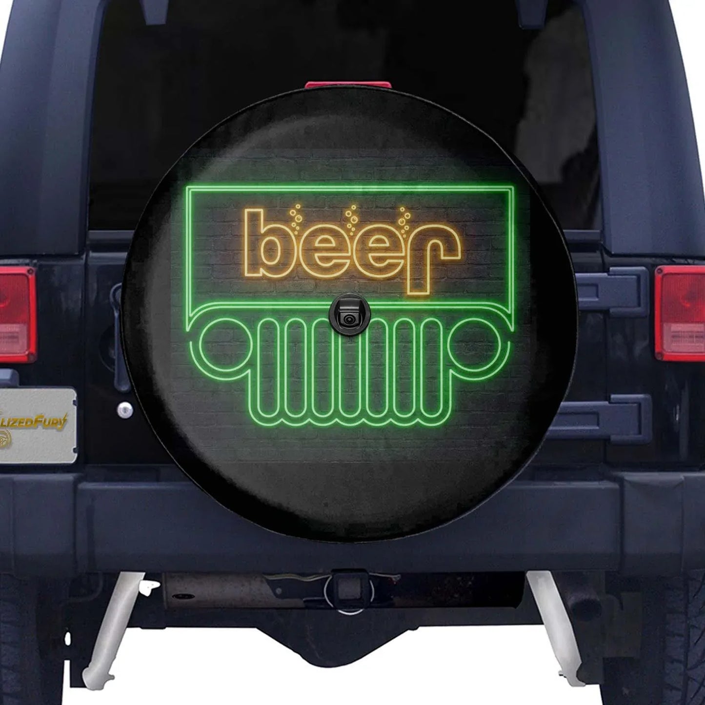 Beer Jeep Spare Tire Cover - Noen Light Style - PersonalizedFury