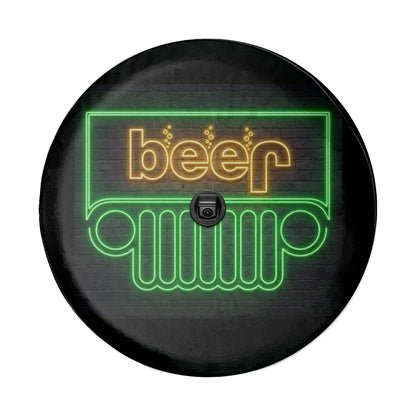 Beer Jeep Spare Tire Cover - Noen Light Style - PersonalizedFury