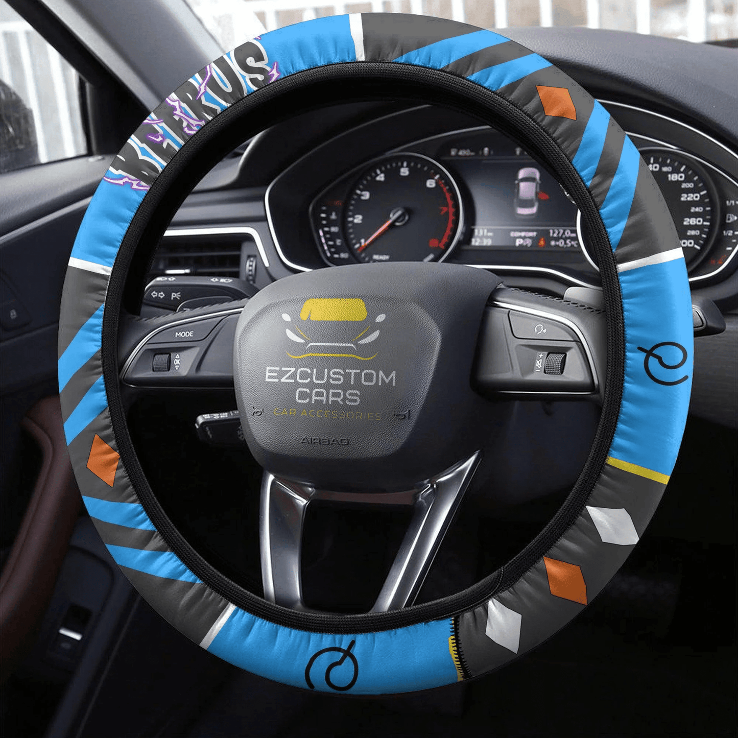 Beerus Anime Steering Wheel Cover Custom Dragon Ball Car Accessories