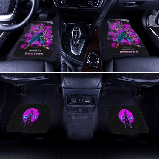 Beerus Car Floor Mats Custom Anime Dragon Ball Car Accessories