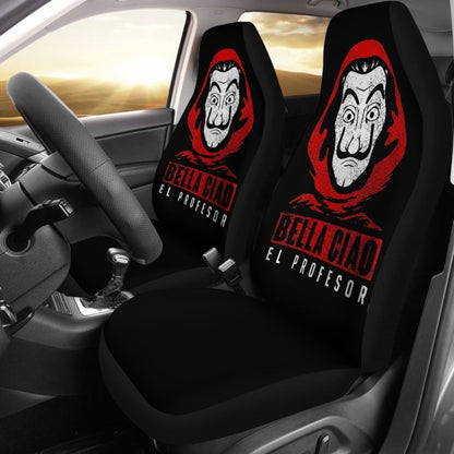 Bella Ciao Money Heist Car Seat Covers Movie Fan Gift H051520 Universal Fit 072323