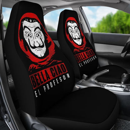Bella Ciao Money Heist Car Seat Covers Movie Fan Gift H051520 Universal Fit 072323