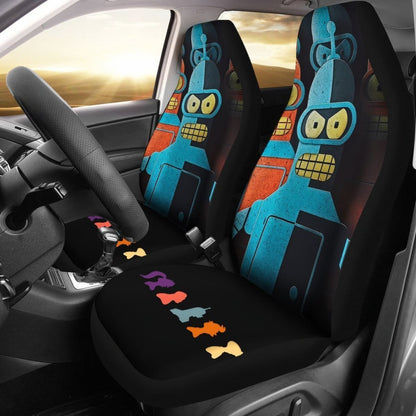 Bender Futurama Metal Car Seat Covers Universal Fit 225721