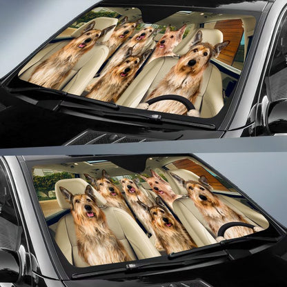 Berger Picard Car All Over Printed 3D Sun Shade