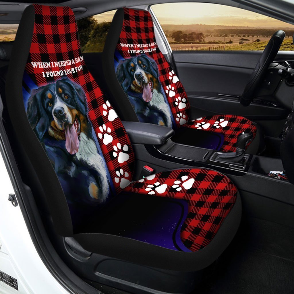 Bernese Mountain Car Seat Covers Custom Dog Lover Car Accessories