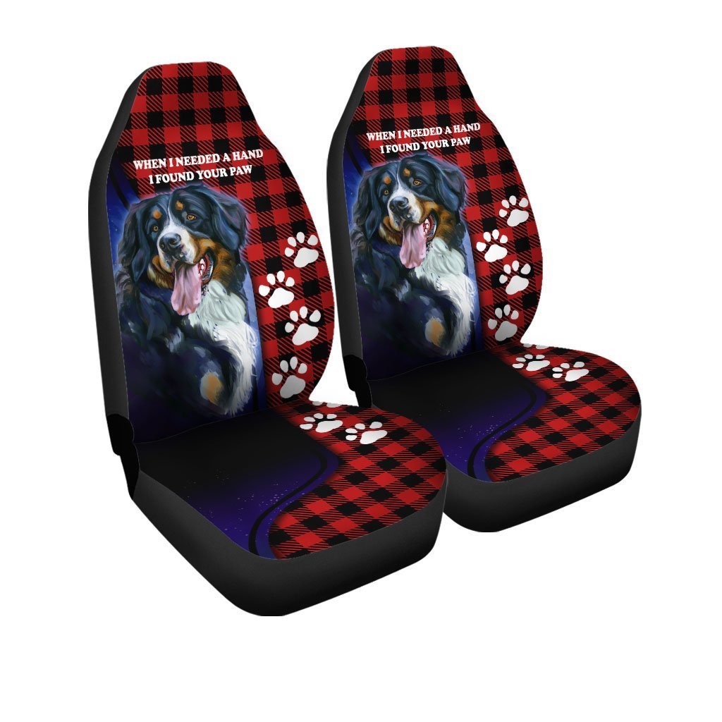 Bernese Mountain Car Seat Covers Custom Dog Lover Car Accessories
