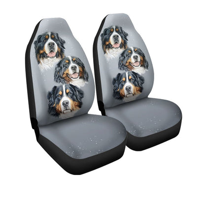 Bernese Mountain Car Seat Covers Custom Dog Lover Car Interior Accessories