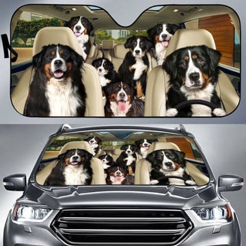 Bernese Mountain Dog All Over Printed 3D Sun Shade