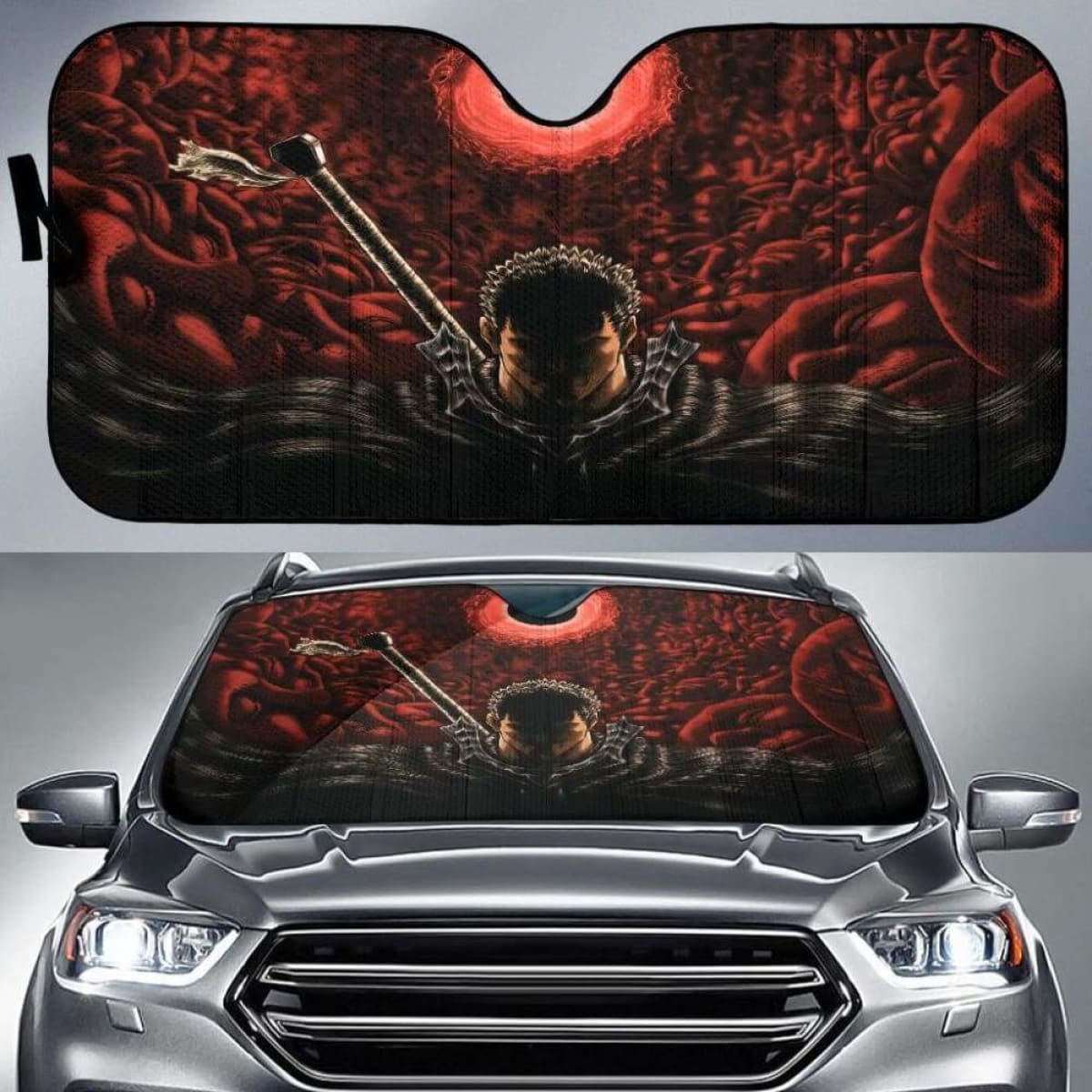 Berserk Auto Sun Shade 918b Universal Fit
