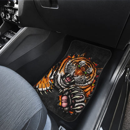 Best Big Cat Tiger Car Floor Mats Custom Gift Idea Car Accessories