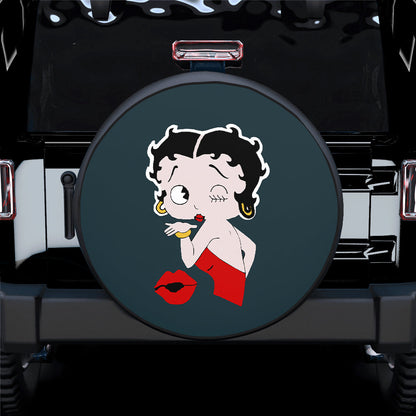 Betty Boop Red Kiss Spare Tire Cover