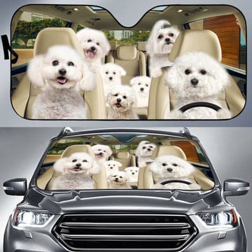 Bichon Frise All Over Printed 3D Sun Shade