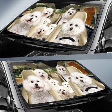 Bichon Frise All Over Printed 3D Sun Shade