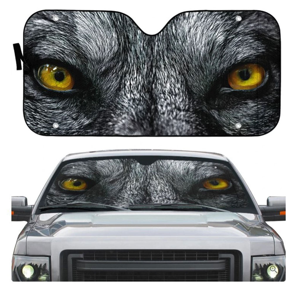 Big Bad Wolf Car Auto Sun Shades Windshield Accessories Decor Gift