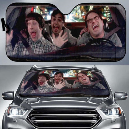 Big Bang Theory Jingle Bells Car Sun Shade 918b Universal Fit