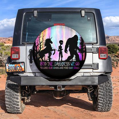 Bigfoot Alien Unicorn Jeep Car Spare Tire Cover