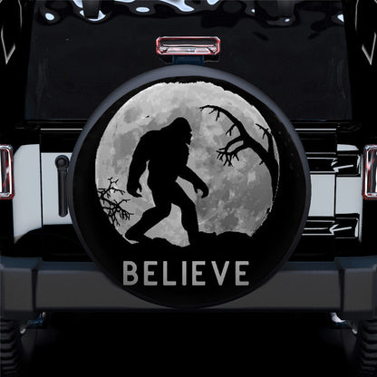 Bigfoot Moon Car Spare Tire Cover
