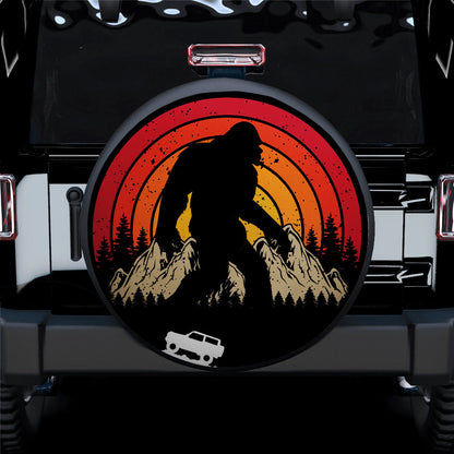 Bigfoot Sasquatch Bronco Vintage Retro Car Spare Tire Cover