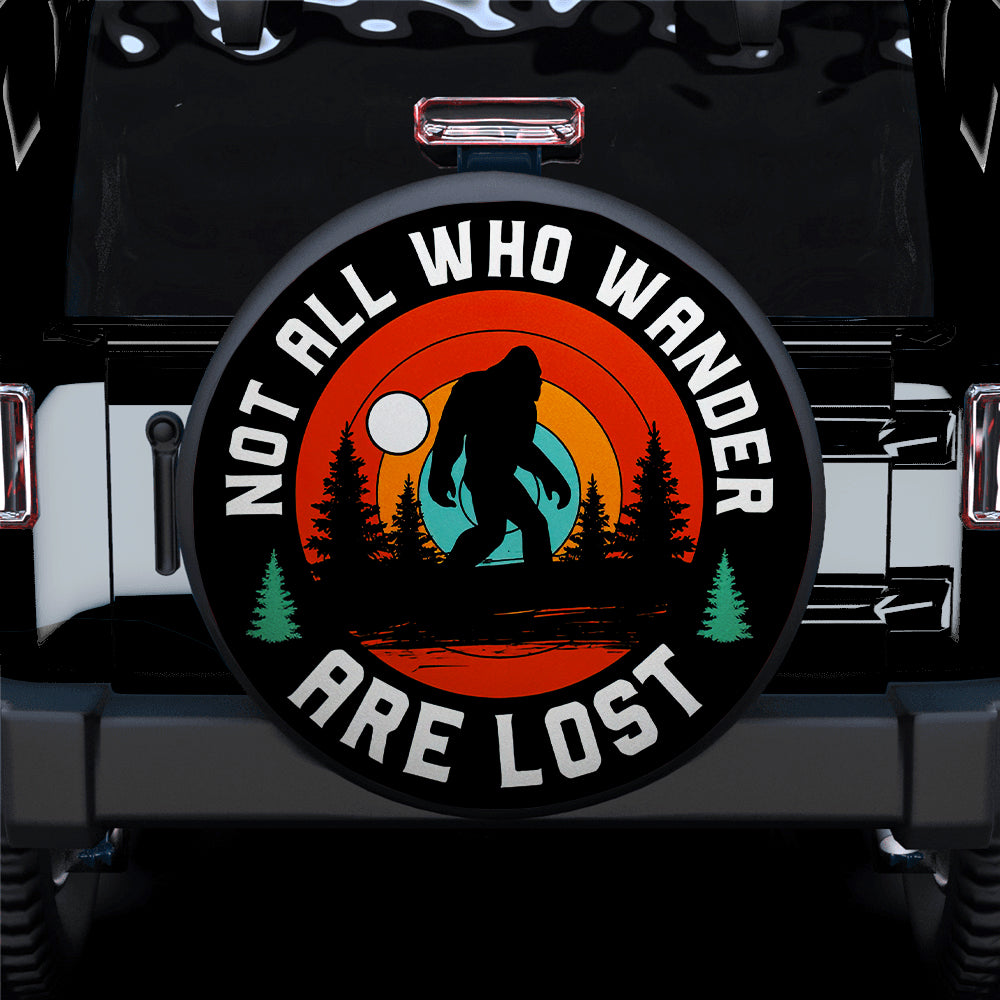 Bigfoot Wanda Lost Car Spare Tire Cover