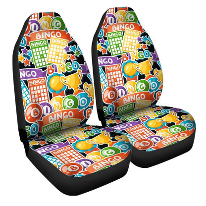 Bingo Car Seat Covers Custom Gift Idea