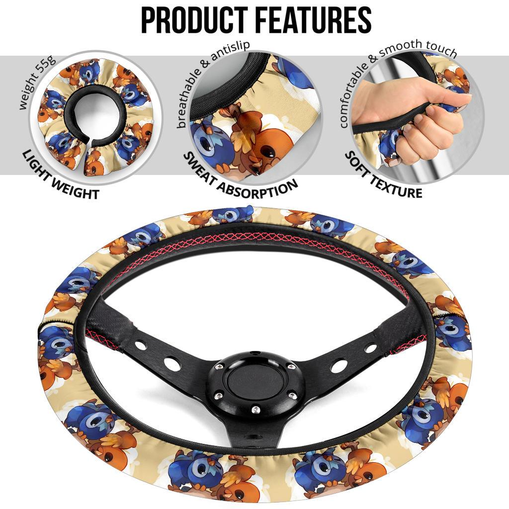 Bird Car Steering Wheel Cover