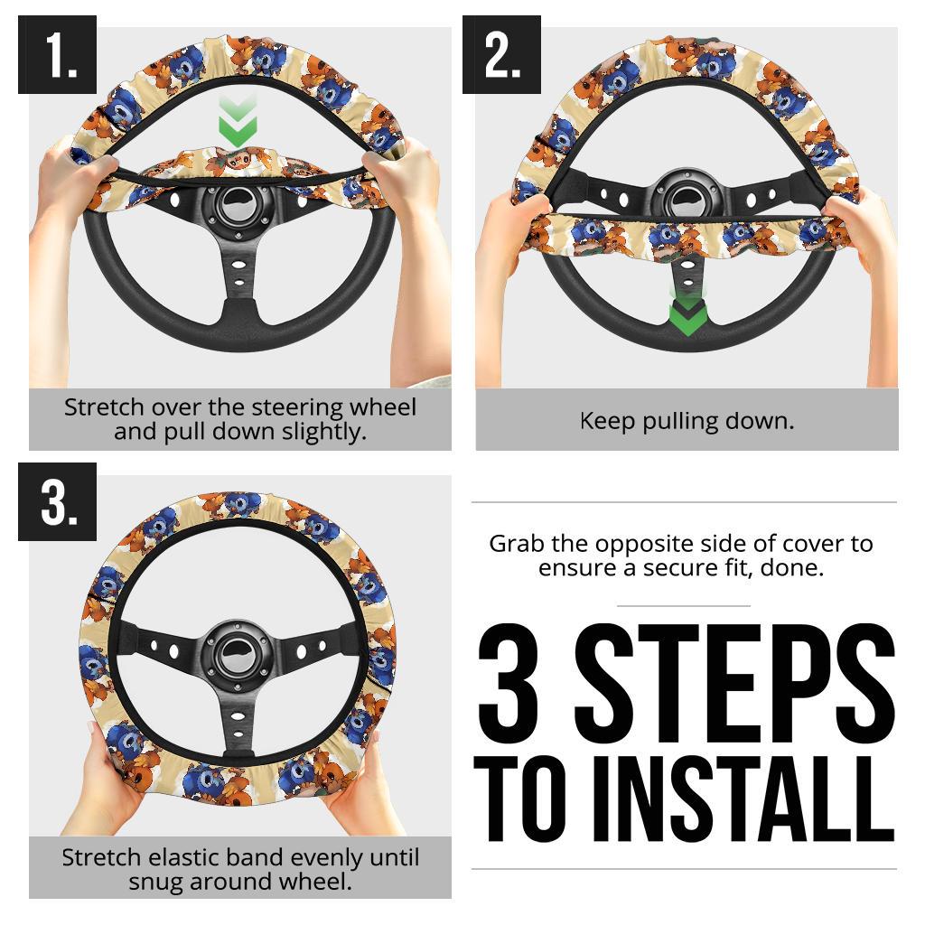 Bird Car Steering Wheel Cover