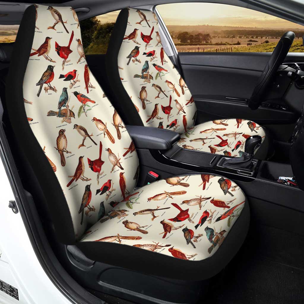 Birds Car Seat Covers Custom Bird Lover Car Accessories