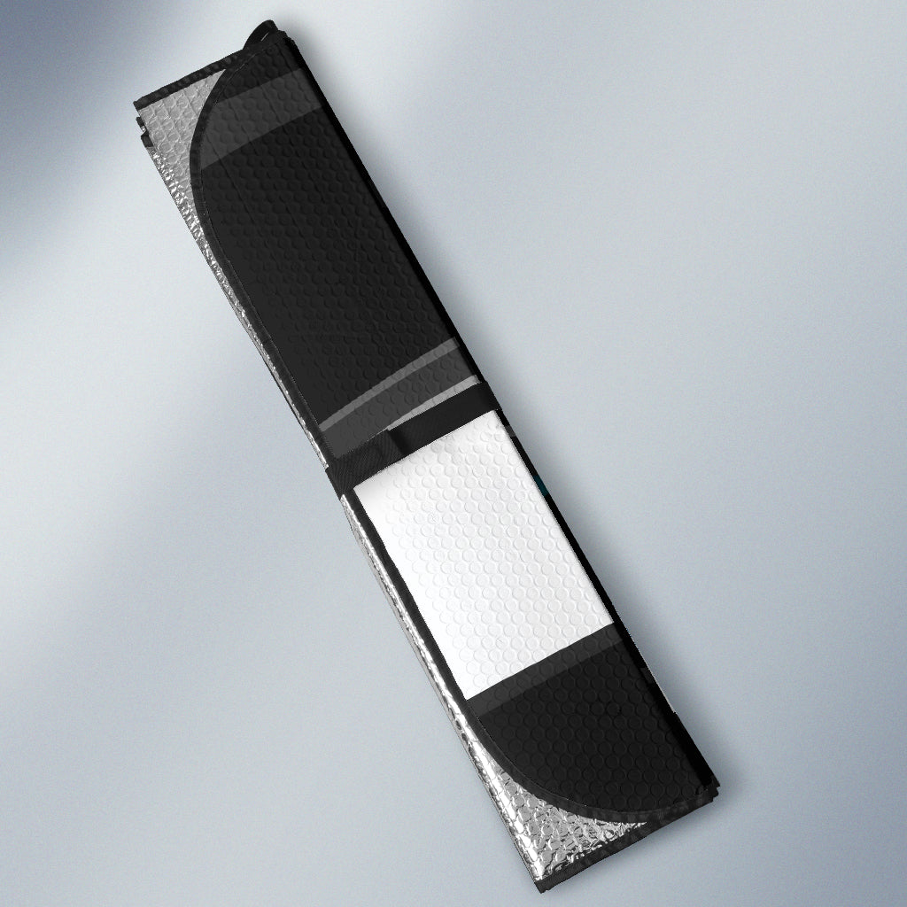Black Angry Eyes Car Auto Sun Shades