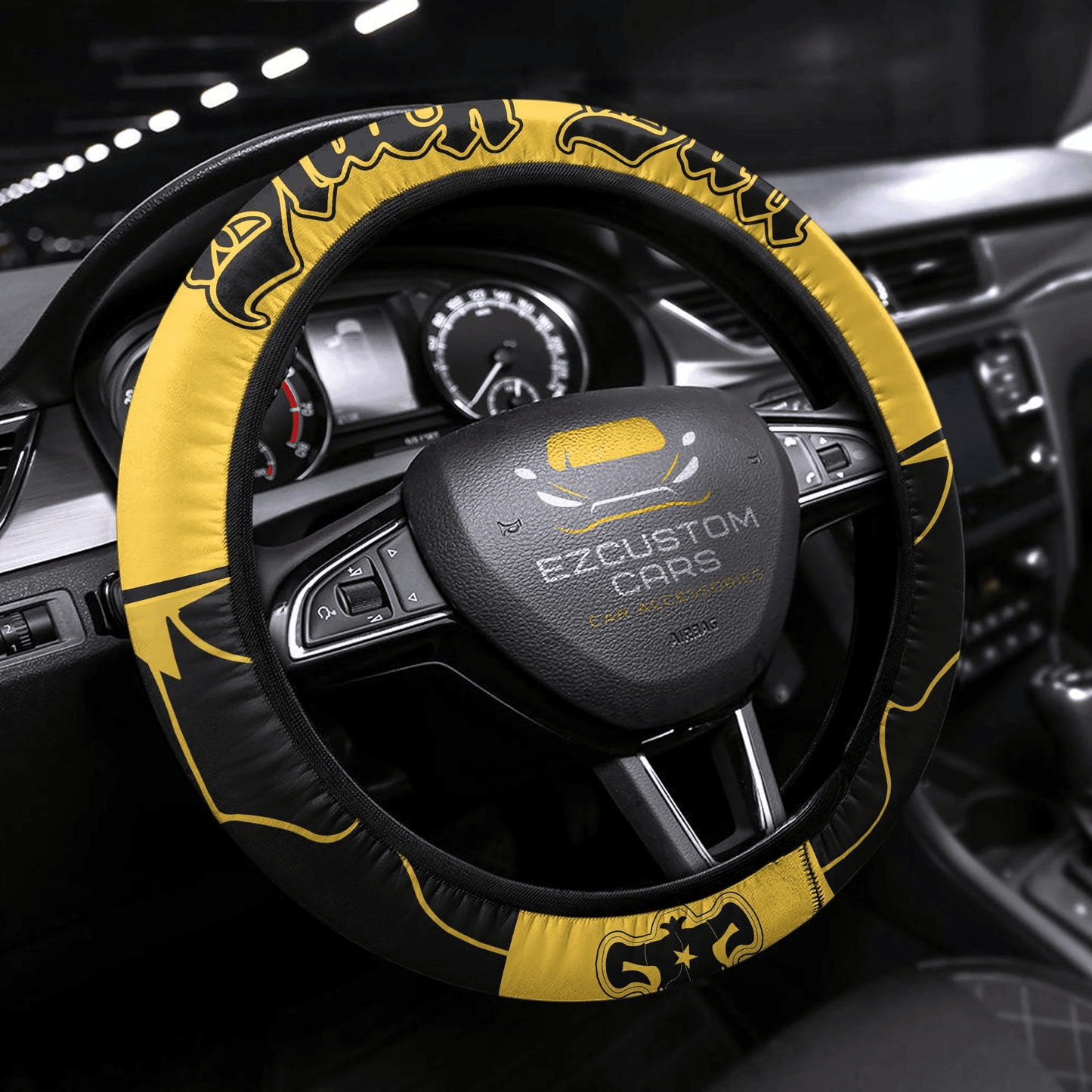 Black Clover Black Bull Anime Steering Wheel Cover