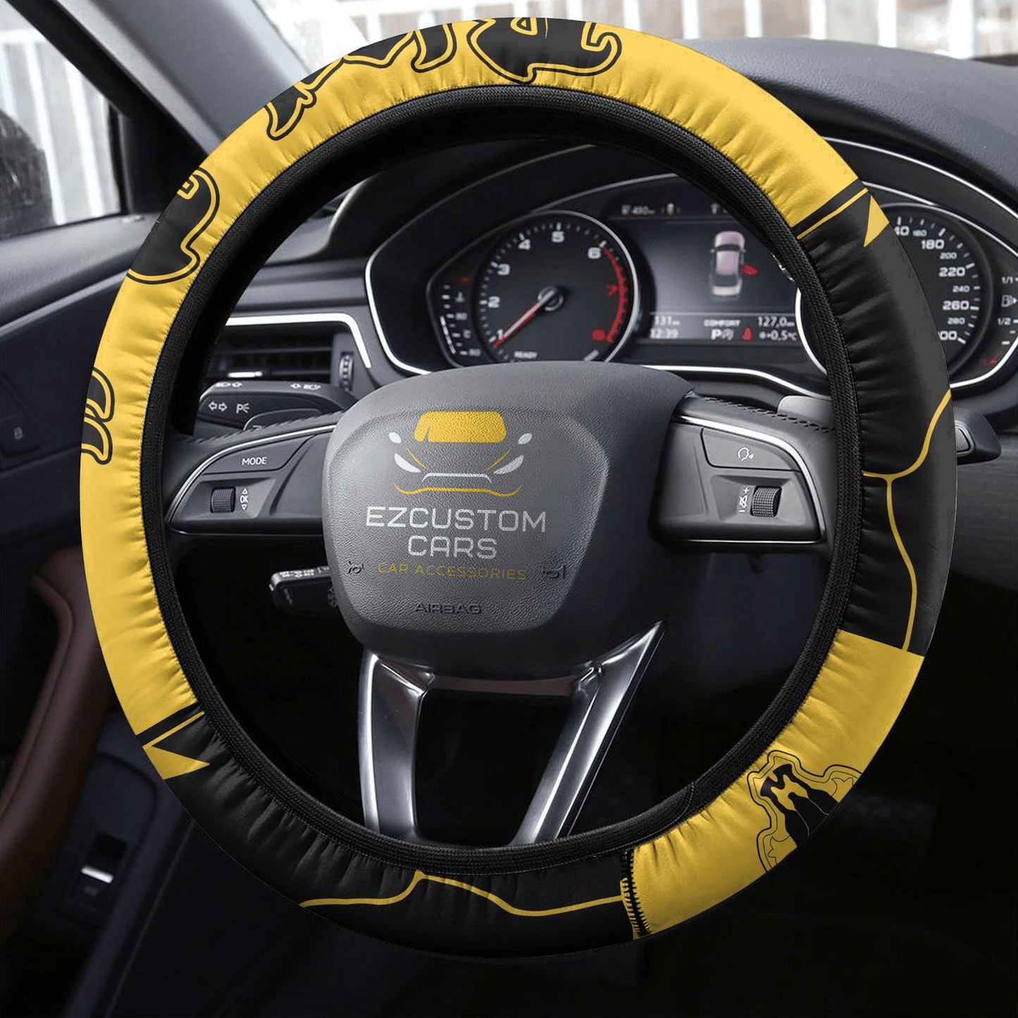 Black Clover Black Bull Anime Steering Wheel Cover