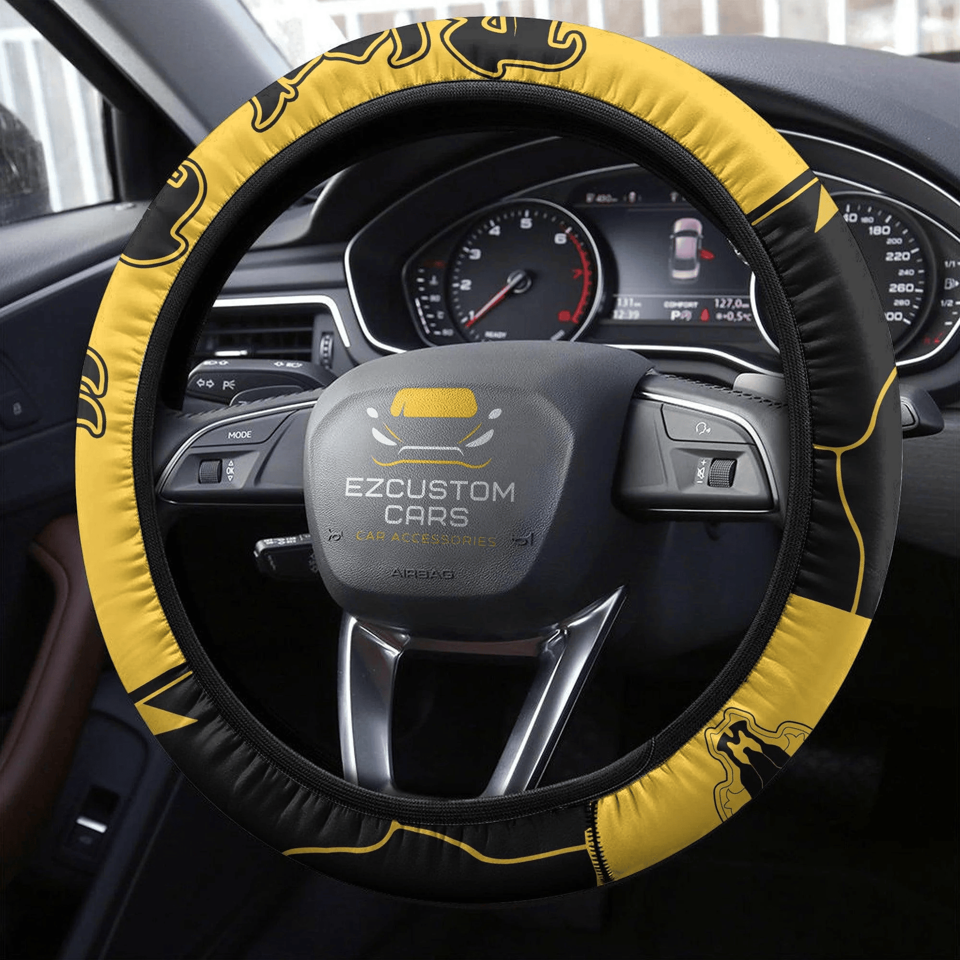 Black Clover Black Bull Anime Steering Wheel Cover