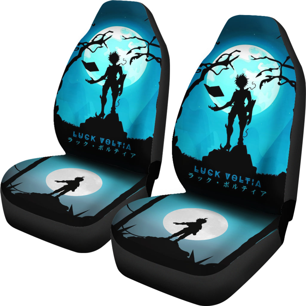 Black Clover Car Seat Covers Luck Voltia Black Clover Car Accessories Fan Gift Ci122101