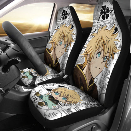 Black Clover Car Seat Covers Luck Voltia Black Clover Car Accessories Fan Gift Ci122005