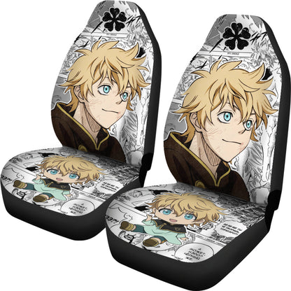 Black Clover Car Seat Covers Luck Voltia Black Clover Car Accessories Fan Gift Ci122005