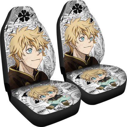Black Clover Car Seat Covers Luck Voltia Black Clover Car Accessories Fan Gift Ci122005